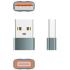 LDNIO LC150 USB-C Female to USB Male Adapter, Mini Size, Suitable for Multiple Device, Aluminum Material - Gray